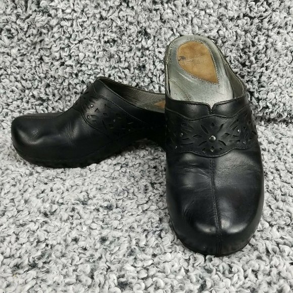 Dansko Shoes - Dansko Shyanne Mules Clogs Black Leather Women’s EU 41 / US10.5-11.